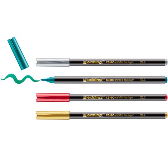 edding 1340 Brush pen "Xmas - Metallic"