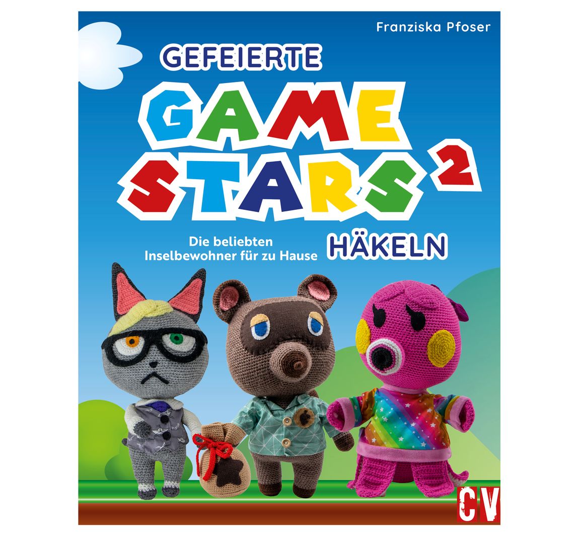 Boek "Gefeierte Gamestars häkeln 2"