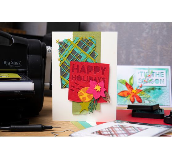 Sizzix Thinlits ponssjabloon "Modern Festive by Tim Holtz"