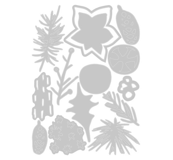 Sizzix Thinlits ponssjabloon "Modern Festive by Tim Holtz"