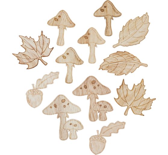 Scatter decoration "Mushrooms and acorns"