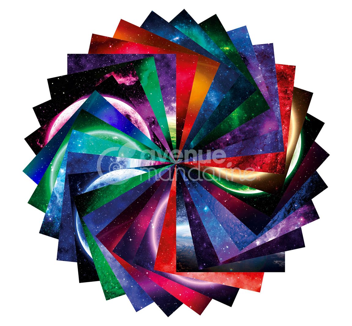 Vouwpapier assortiment "Space"