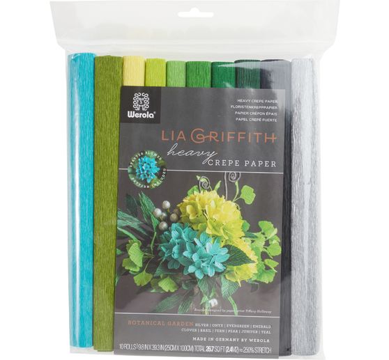 Lia Griffith, bloemist crêpe "Botanical Garden"