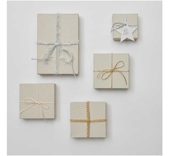 Rico Design Linten set "Lucky dip", Goud-Zilver