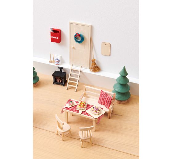 Rico Design Miniature "Fireplace with light"
