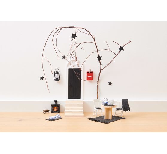 Rico Design Miniatuur haardhouthouder
