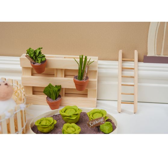 Miniatuur houten pallet