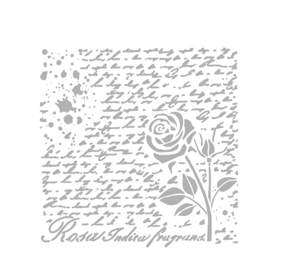 Sjabloon "Rozen groet"