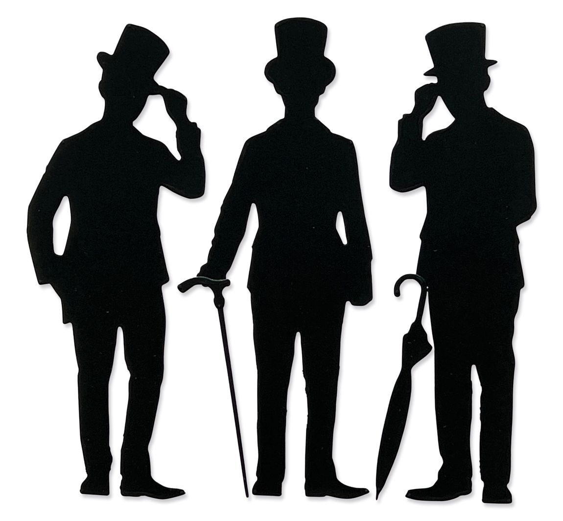 Sizzix Thinlits ponssjabloon "Gentlemen by Tim Holtz"