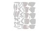 Sizzix Thinlits ponssjabloon "Papercut Café by Tim Holtz" 