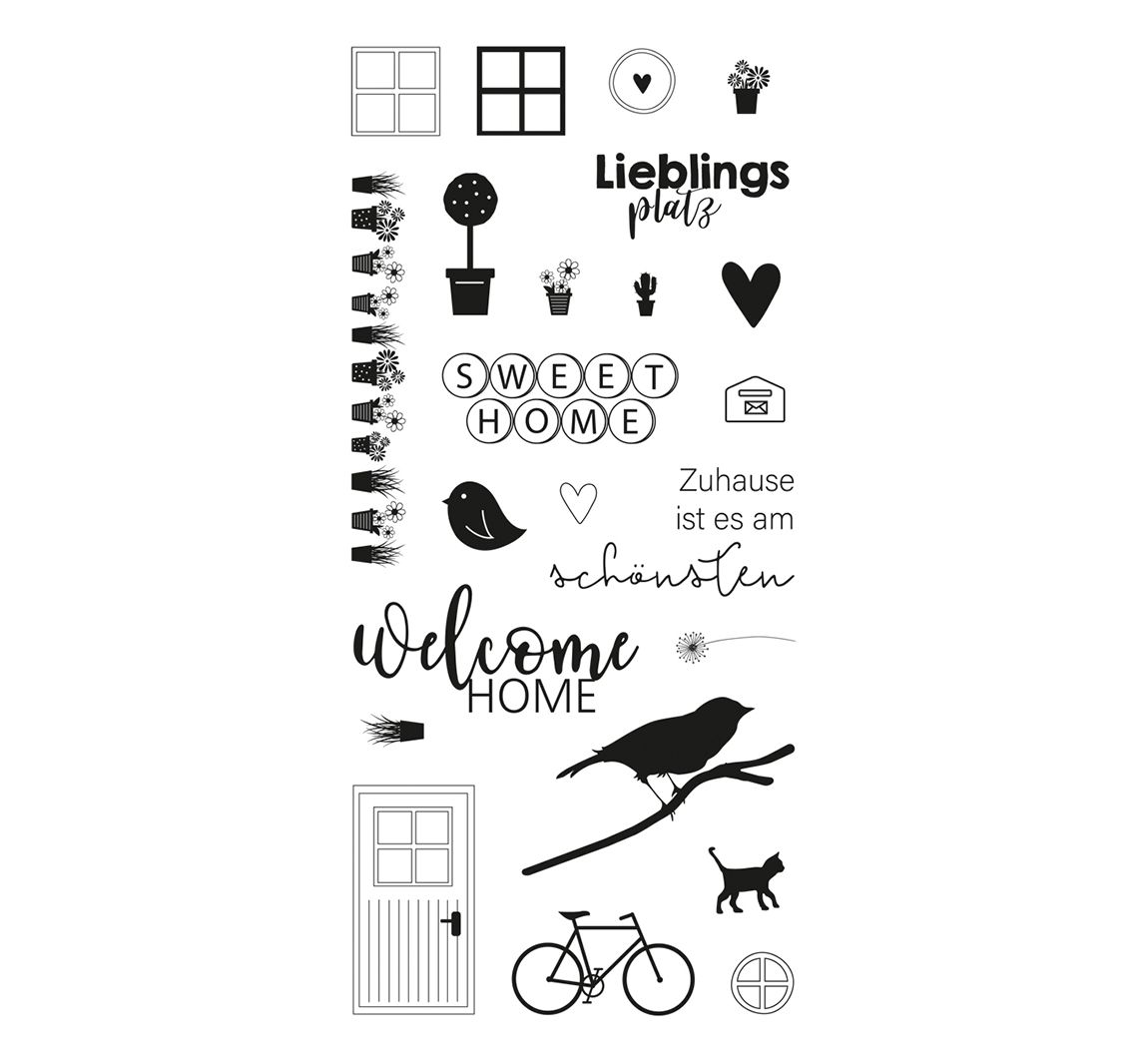Clear Stamps "Welcome Home"