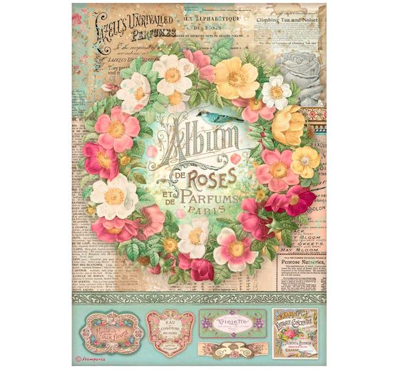 Motief strozijde "Album of Roses"