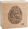 Wooden stamp "Frohe Ostern"