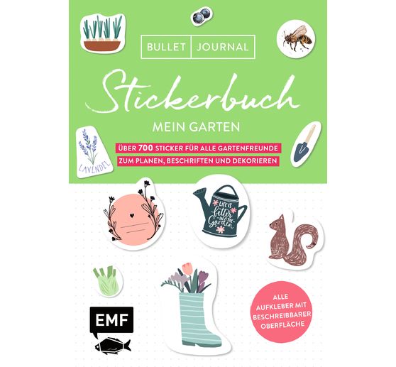 Boek "Bullet Journal - Stickerbuch Mein Garten"