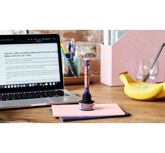 edding 250 Whiteboard marker with aluminum shaft "Bullet tip", set of 4