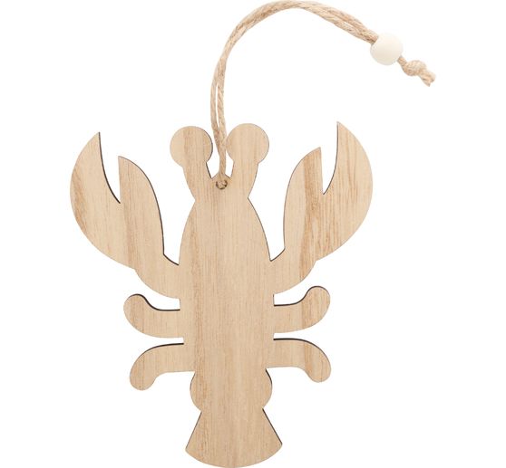 VBS Houten decoratieve hanger "Lobster"