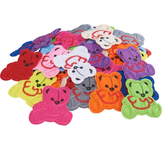 VBS Iron-on applications "Bears", 120 pieces
