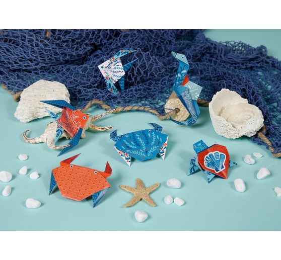 Vouwpapier assortiment "Zeedieren"