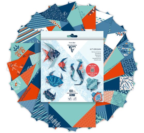 Vouwpapier assortiment "Zeedieren"