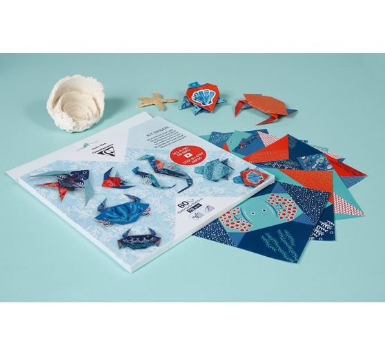 Vouwpapier assortiment "Zeedieren"