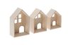 3D houten huis, set van 3
