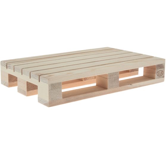 Miniatuur houten pallet