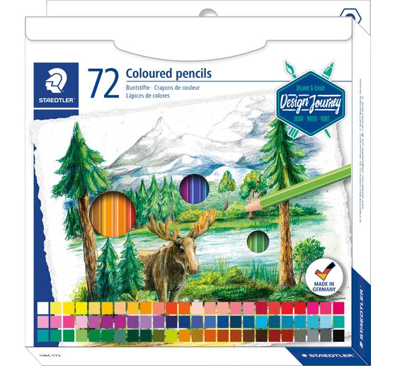 STAEDTLER Colored pencils, 72 parts