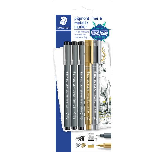 STAEDTLER Pigment Liner Metallic Marker