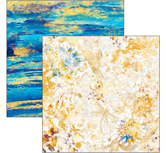 Scrapbook papier "Indigo"