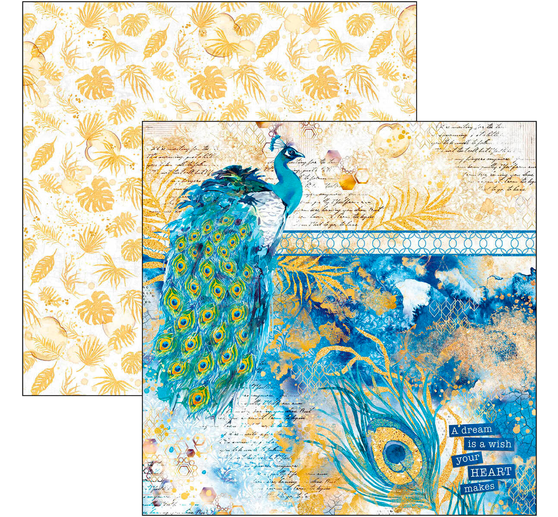 Scrapbook papier "Indigo"