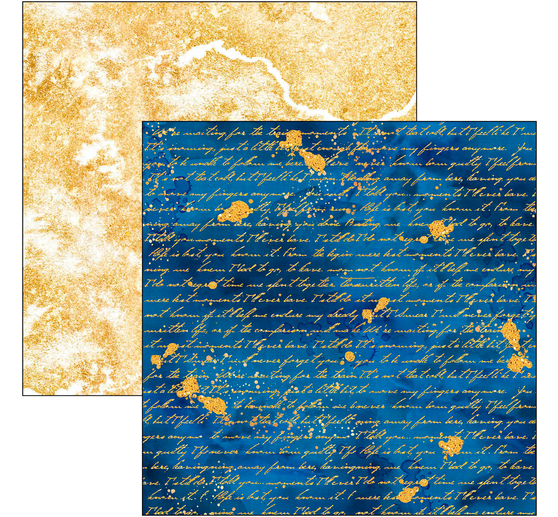 Scrapbook papier "Indigo"