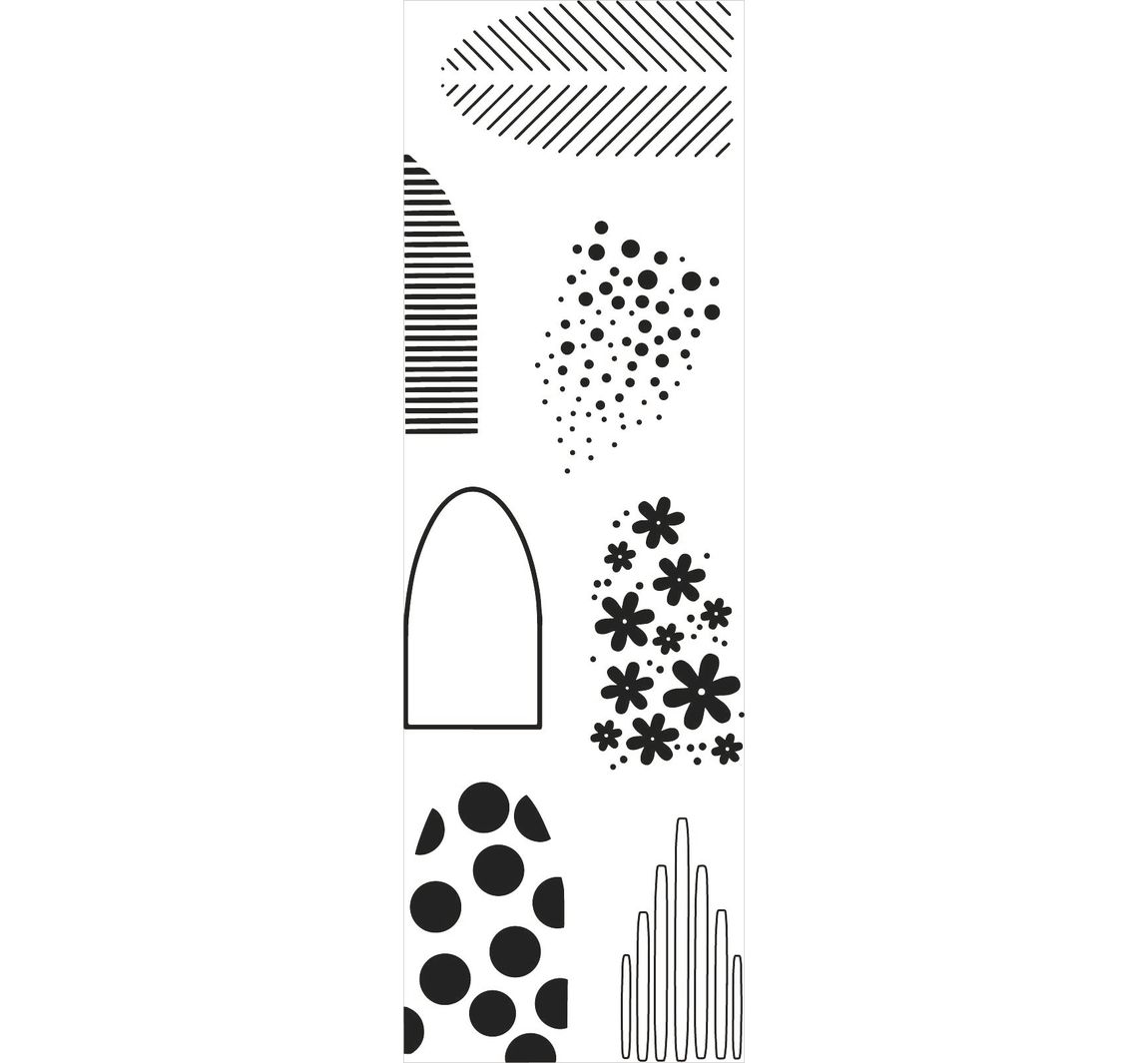 Siliconen stempel voor vouwbloemen "Style"