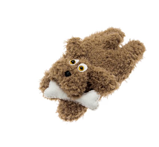 Pluche stof "Wollige krullen"
