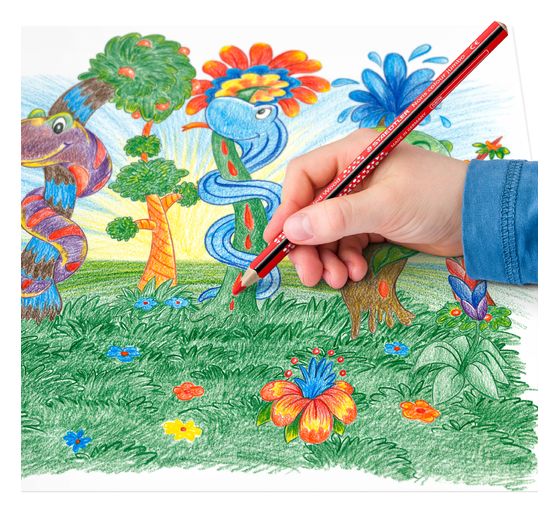 STAEDTLER Noris colour "Jumbo kleurpotloden", set van 9 + 1 gratis