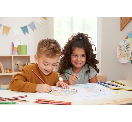STAEDTLER Noris colour "Jumbo kleurpotloden", set van 9 + 1 gratis