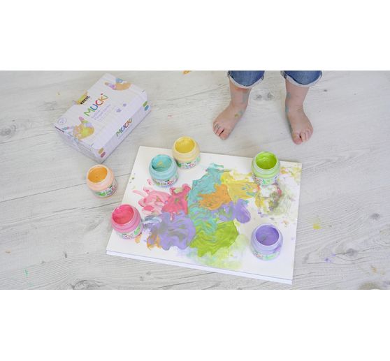 MUCKI Softie vingerverf, set van 6