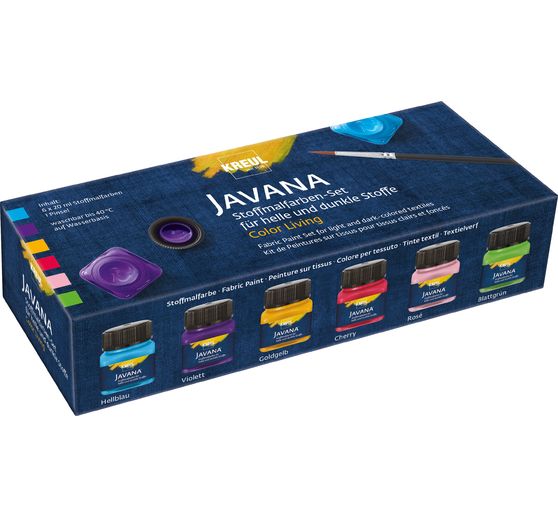 KREUL Javana fabric paint set "Color Living"