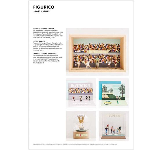 Rico Design Papieren achtergrondblok "FIGURICO"