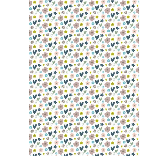 Stofpakket Patchy "Hearts and Flowers"