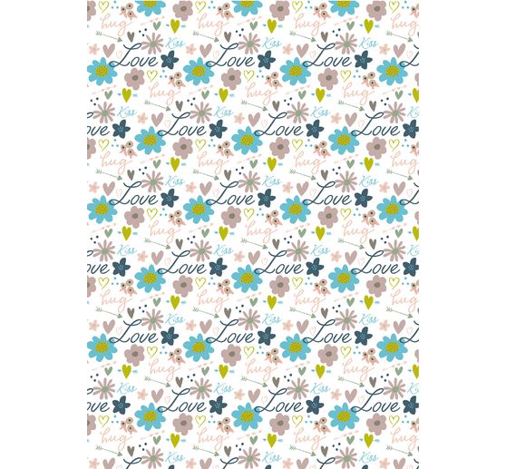 Stofpakket Patchy "Hearts and Flowers"