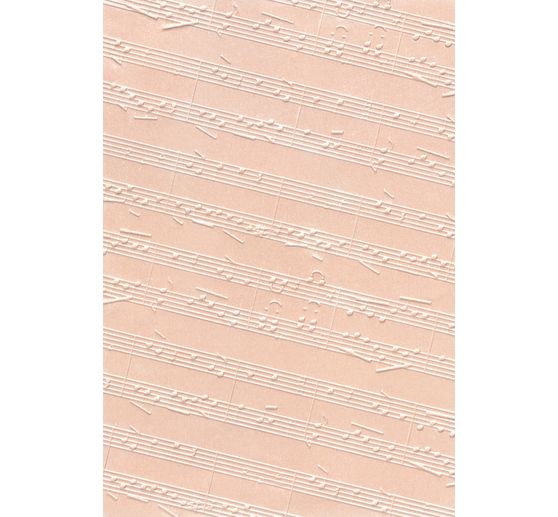 Sizzix 3D embossing template "Musical Notes"