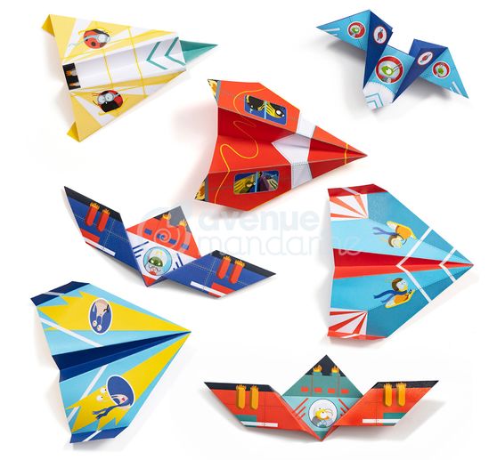 Creatieve box Origami "Vliegtuigen en raketten"