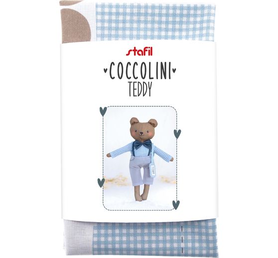 Cuddly toy sewing craft kit Coccolini "Teddy"