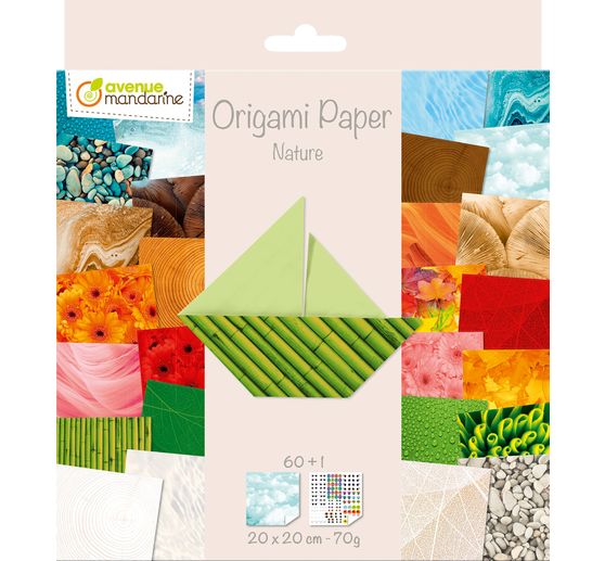 Vouwpapier assortiment "Nature"