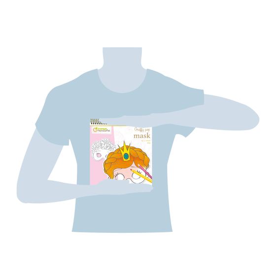Masker kleurboek Graffy Pop "Meisjes"