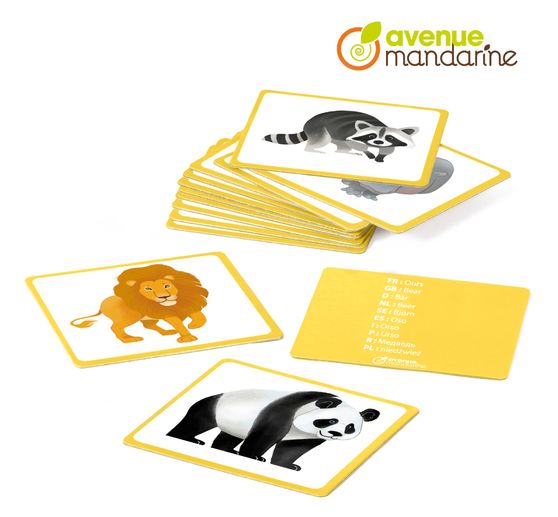 Educatief spel plaatjes "Wilde dieren"