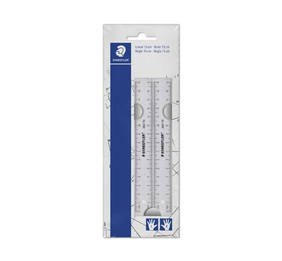 STAEDTLER Liniaal, 15 cm, 2 stuks