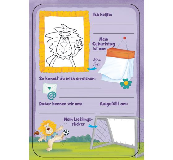 Vrienden boek "Meine tierisch tollen Freunde"