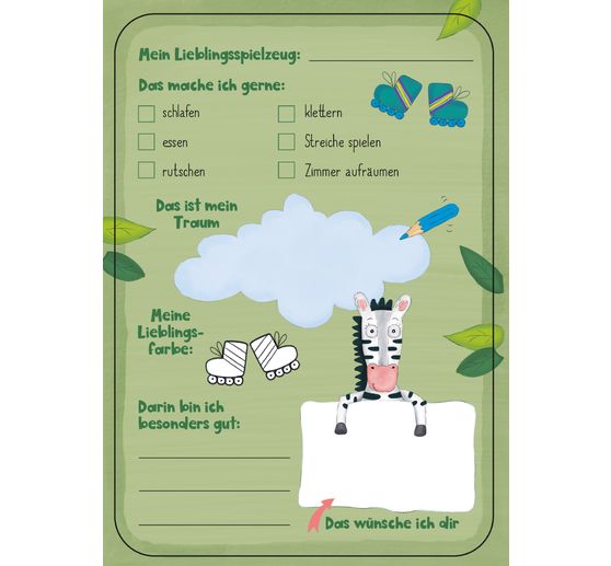 Vrienden boek "Meine tierisch tollen Freunde"