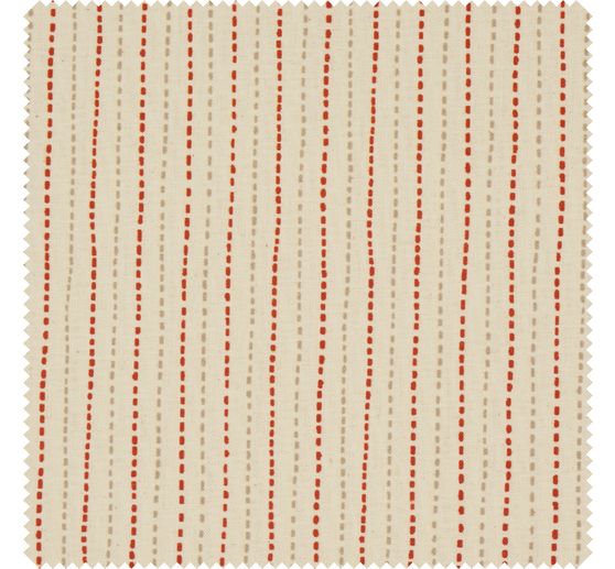 Cotton fabric country house "Embroidery stitch"